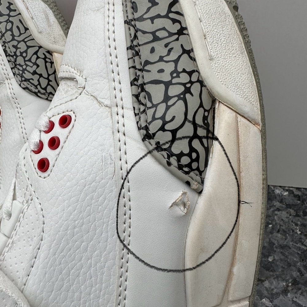 Nike Air Jordan 3 Retro White Cement Reimagined Men's Shoes Size 12 - Picture 3 of 10